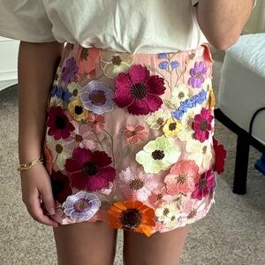 Altar’d State 3D Floral Skirt